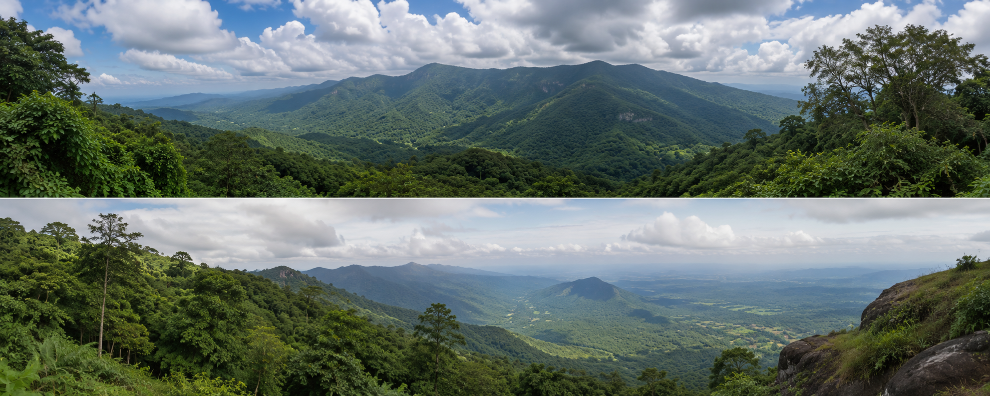 AI Generated Panorama - Mountain Range